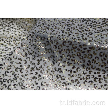 % 100 Polyester Leopar Desenli Örgü Kumaş